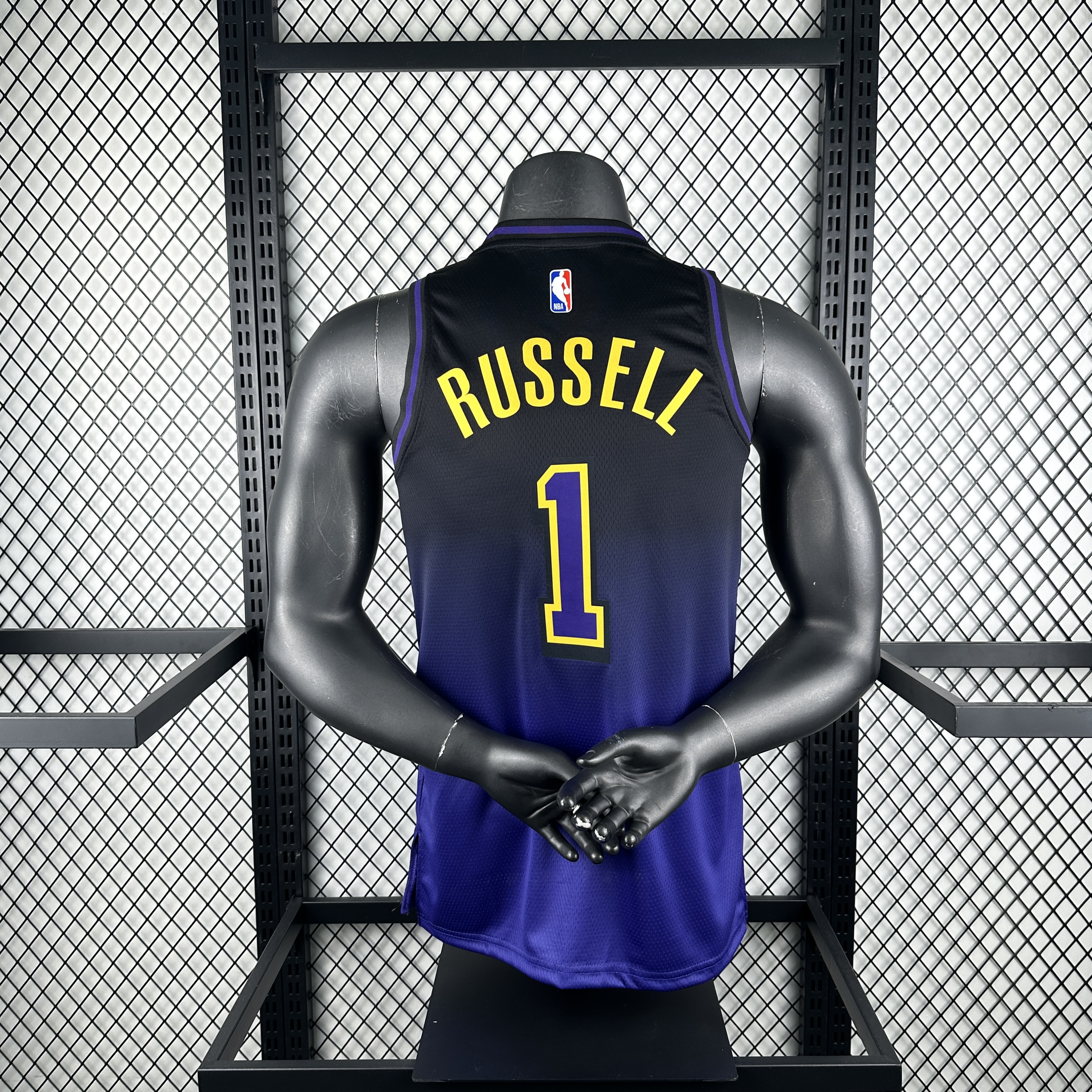 Men Los Angeles Lakers #1 Russell purple NBA 2024-25 Season Jerseys